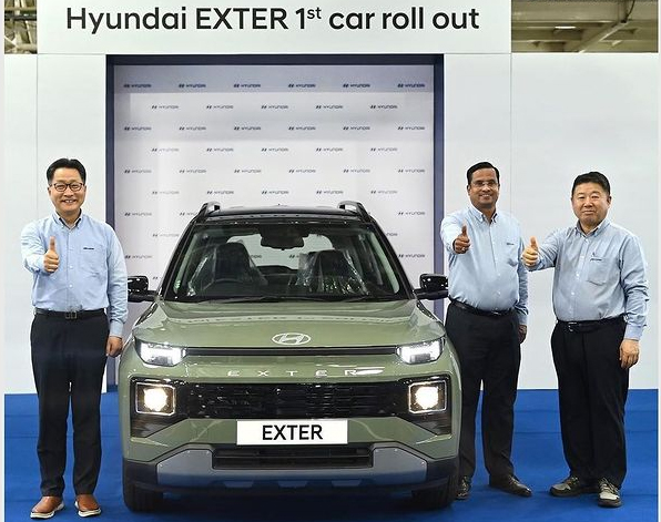 Hyundai Exter production starts – 1st unit rolls out of plant